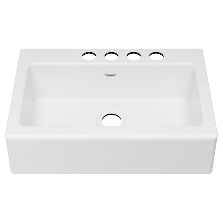 American Standard Delancey 33x22 Apron Cast Iron Kitchen Sink, Brilliant White 77SB33220A.308